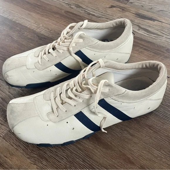 Diesel Y2K cream leather trainers 13 - Picture 2 of 10